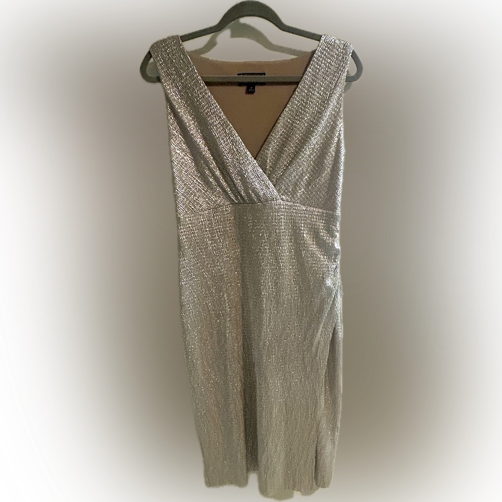 Dressbarn Shimmering Gold Dress